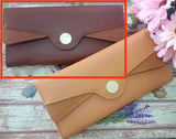 The Original Women Multi Functional Wallet Purse PU Leather Clutch Brown