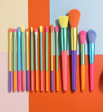 The Original-5Pcs Colourful Makeup Brush Set Premium Gift