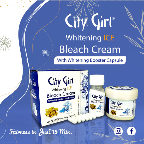 City Girl - Whitening Ice Bleach Cream Jar (150~)