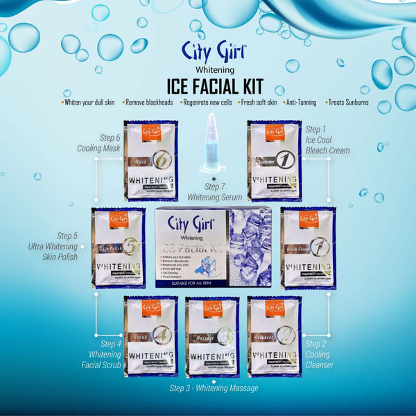 City Girl - Ice Facial Sachet Kit (85g)