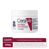 CeraVe- Itch Relief Moisturizing Cream Fragrance Free -12.0oz , 340g