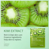 BIOAQUA - Kiwi Fruit Brighten Skin Face Sheet Mask