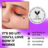 Lamel - Liquid Long-Lasting Eyeliner With Soft Brush 401 Carbon Black