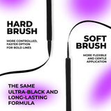 Lamel - Liquid Long-Lasting Eyeliner With Soft Brush 401 Carbon Black