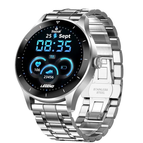 SVESTON LEGEND CHAIN SMARTWATCH WITH FREE SILICON STRAP