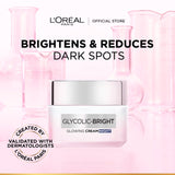 L'Oreal Paris- GLYCOLIC BRIGHT Glowing Night Cream Moisturiser 50ml