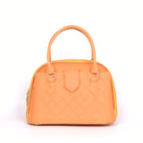 Shein Solid color handbag with large capacity and double handle-Yellow