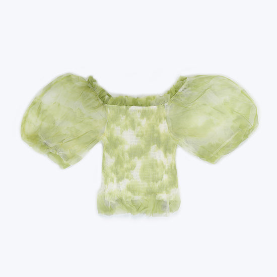 VYBE - Mesh Top - Light Green - Free Size