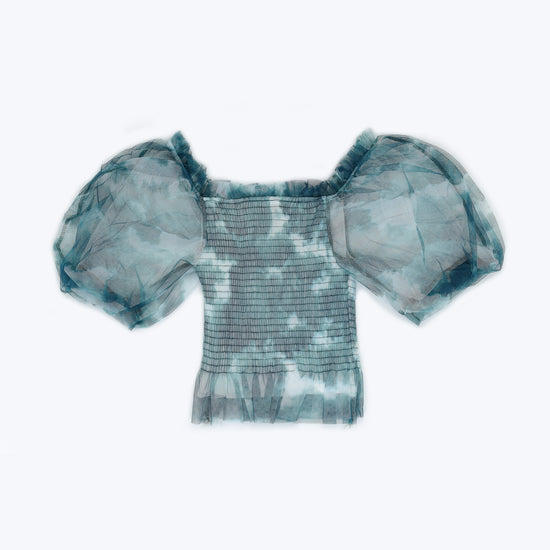 VYBE - Mesh Top - Ocean Green - Free Size