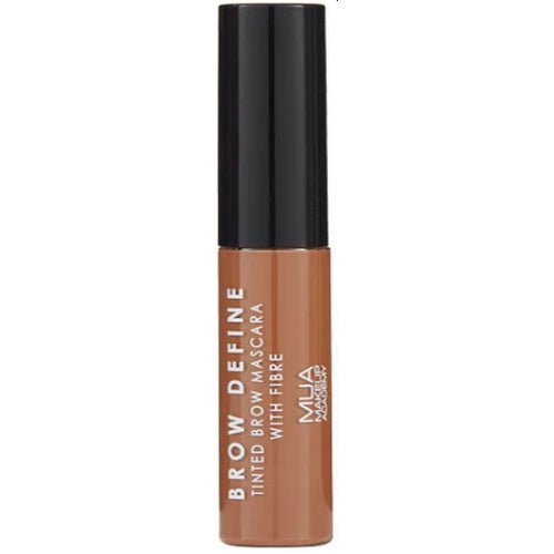 MUA - BROW DEFINE TINTED BROW MASCARA WITH FIBRE - MID BROWN