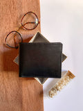The Original - Men Pure Leather Wallet TriFold Black
