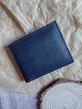 The Original - Men Pure Leather Wallet TriFold Blue