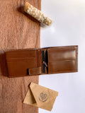 The Original - Men Pure Leather Wallet TriFold Brown