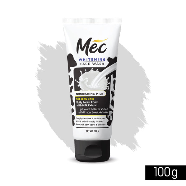 Mec  - Whitening Nourishing Milk Face Wash 100Ml