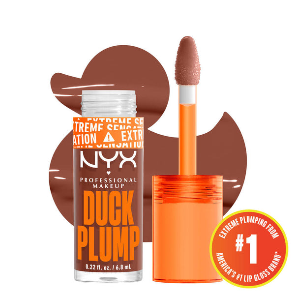 Nyx Duck Plump High Pigment Plumping Lip Gloss -  Mocha Me Crazy