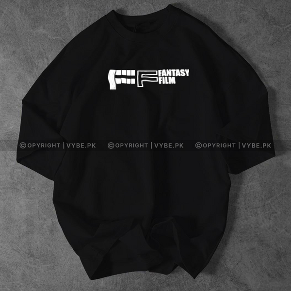 VYBE - Fantasy Film Relaxed Fit Graphic Tee - Black