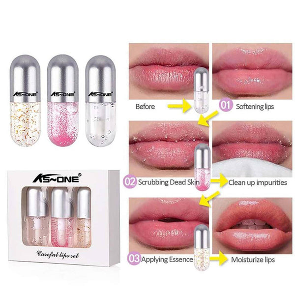 KS-One - Careful Lip Gloss Lip Oil 3in1 Set