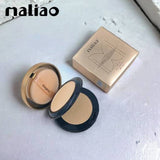 MALIAO whitening 2in1 Matte & shimmer face powder with puff
