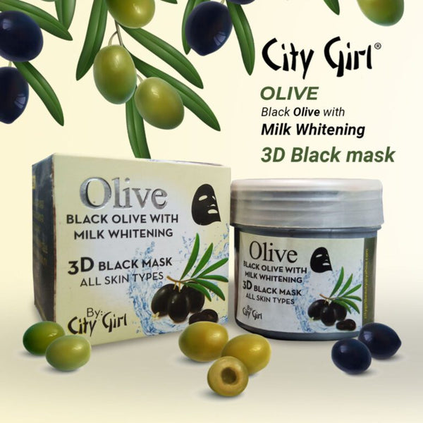 City Girl - Olive Face Mask Jar (100g)