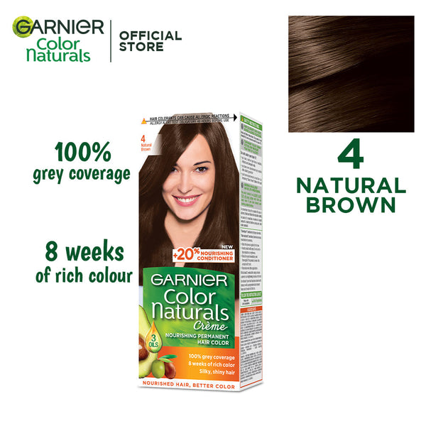 Garnier Color Naturals- 4 Natural Brown Hair Color