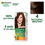 Garnier Color Naturals- 4 Natural Brown Hair Color