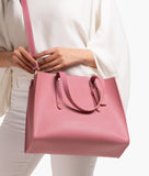 RTW - Pink multi compartment satchel bag