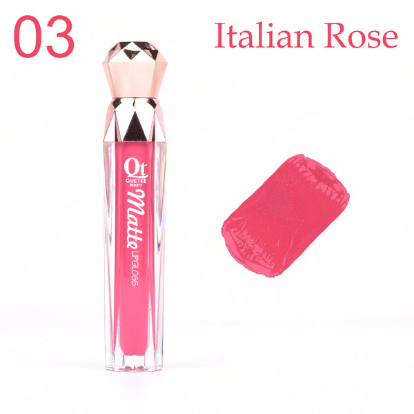 Quetee Beautee - Matte Lipgloss-03 Italian Rose