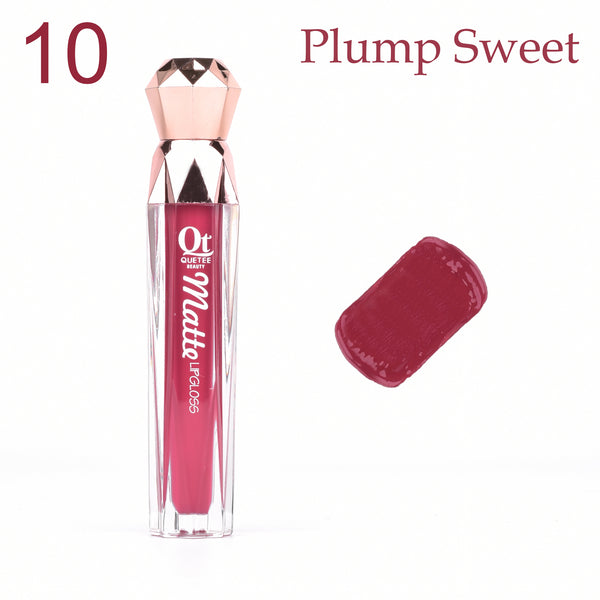 Quetee Beautee - Matte Lipgloss-10 Plump Sweet