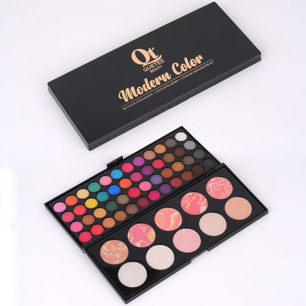 Quetee Beautee - 48 Eyeshadow + 10 Blusher