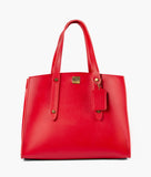 RTW - Red multi compartment satchel bag