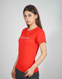 Bodybrics - Embroidered Logo T-Shirt - Red