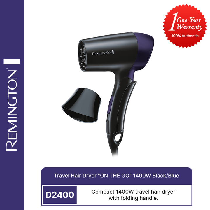Remington- Black/Blue Hair Dryer- D2400 Bagallery Deals