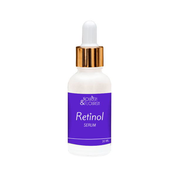 Nourish & Flourish Retinol Serum - Unlock the Power for Youthful Skin - Skin Renewal Serum