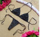 Emerce - Frolic Classic Satin Silk String Ribbed Bikini