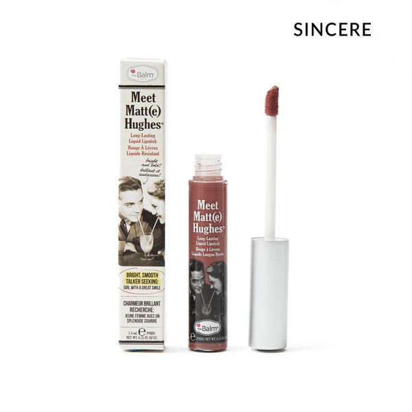 The Balm- Meet Matte Hughes® Long Lasting Liquid Lipstick- Sincere