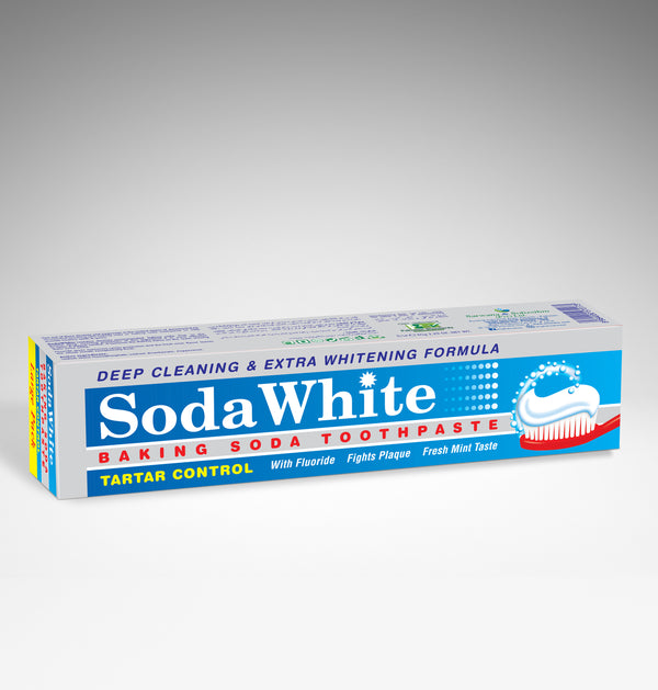 English Cares - Soda White Toothpaste - Large - FOC