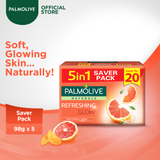 Palmolive- Naturals Bar Soap Saver Pack 98gx5 - Refreshing Glow