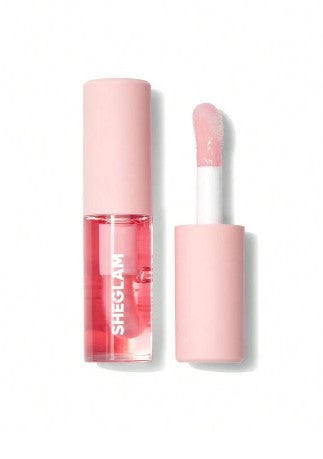 SHEGLAM Jelly Wow Hydrating Lip Oil-Berry Involved  Moisturizing Clear Lip Gloss