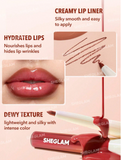 SHEGLAM Lip Rules Liner & Gloss Pen-Golden Rule 2-In-1 Moisturizing Liquid Lipstick By The Book