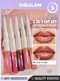 SHEGLAM Lip Rules Liner & Gloss Pen-Golden Rule 2-In-1 Moisturizing Liquid Lipstick Case x Case