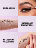 SHEGLAM So Rich Waterproof Liquid Eyeliner Highly Pigmented Black Matte Eyeliner Pencil Quick Drying Ultra-Fine Waterproof And Sweat-proof