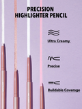 SHEGLAM Fairy Wand Precision Highlighter Pencil-Starlight Shimmer Gel Highlighter Pencil Cloud