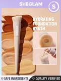 SHEGLAM Skinfinite Foundation Brush Synthetic Flat Top Grooved Design Foundation Brush