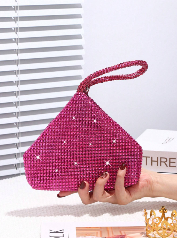 Shein - Glitter Clutch Bag For Dinner Party