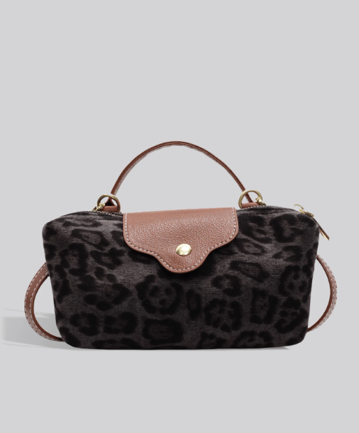 Shein - 1pc Fashionable Leopard Print Small Handbag