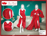 Emerce - 2 Piece Silk Nightwear & Lingerie For Girls & Women 2206