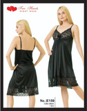 Emerce - 1 Piece Silk Short Nightwear For Girls & Women