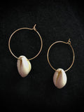 Beri- - Shell Drop Earrings