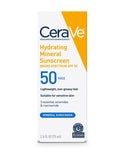 CeraVe- Hydrating Mineral Sunscreen SPF 50 Face Lotion 75ml