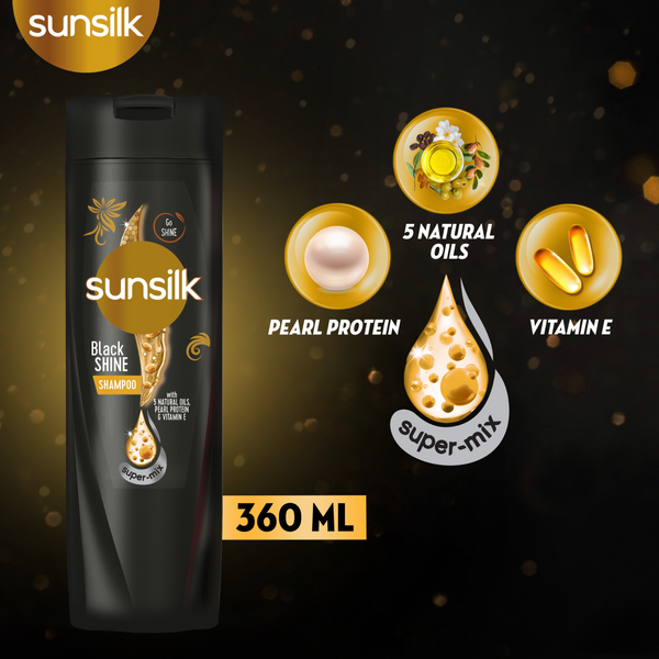 Sunsilk Black Shine Shampoo - 360ML